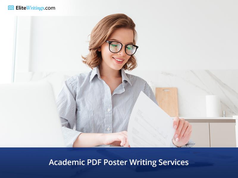 Academic PDF Poster Writing Services at EliteWritings.com