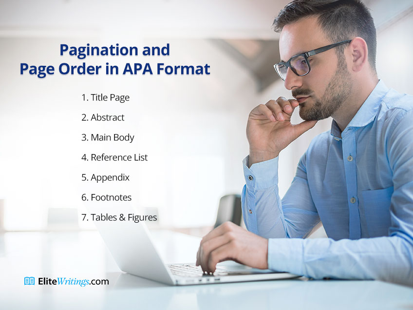 Pagination and Page Order in APA Format